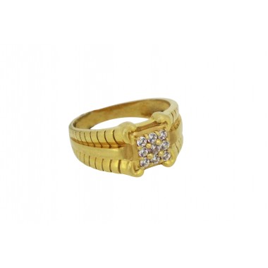 22K Gold Multi Stoned Casting Ring for Gent's